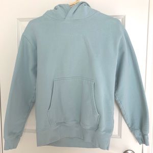 Aritzia TNA The Perfect Hoodie in Sea Spray